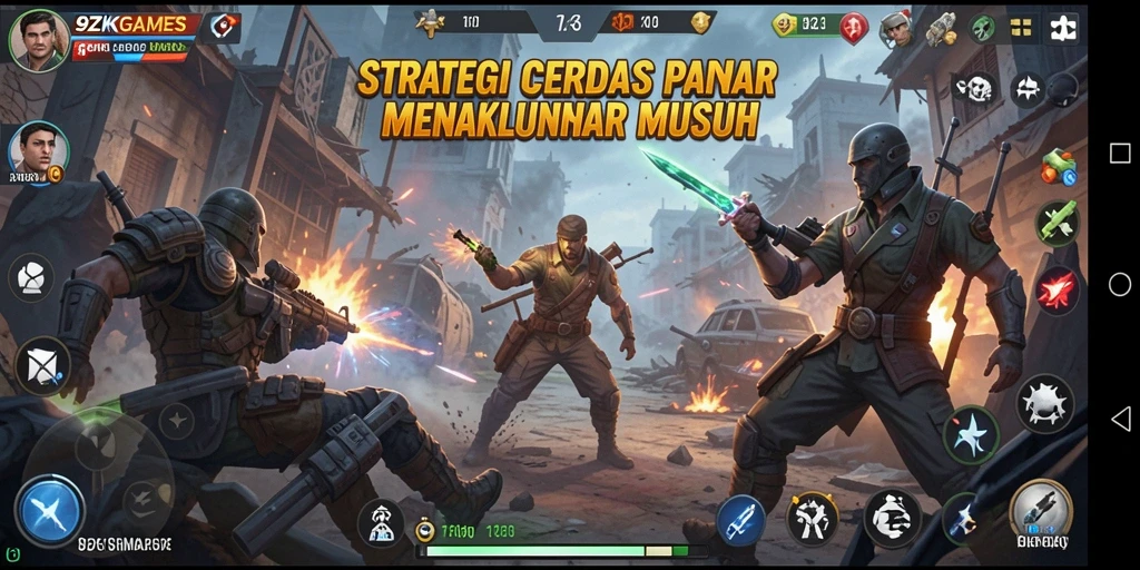 Tangkapan layar utama dari gameplay strategi yang menegangkan di 9ZKGAMES.