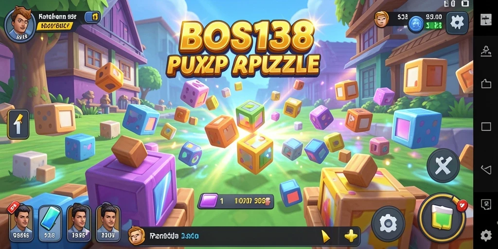 Screenshot utama BOS138 menampilkan gameplay seru dengan tantangan Puzzle yang menarik.