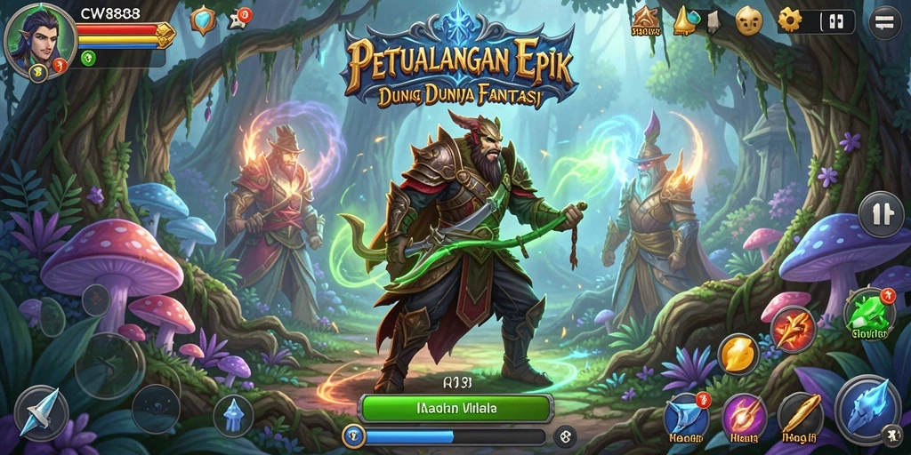 Tampilan menarik dari gameplay CW8888 yang memikat.