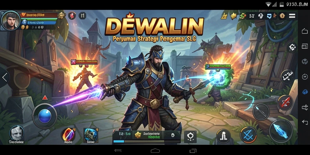 Tampilan gameplay strategi mendalam dalam DEWALIN.