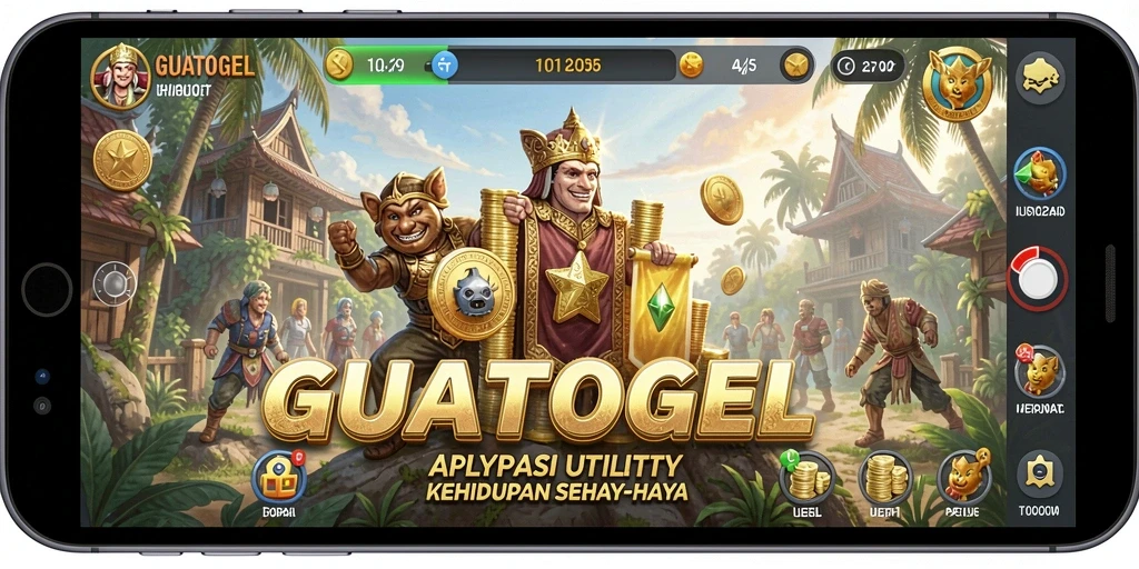 Tampilan utama GUATOGEL yang memudahkan pengguna.