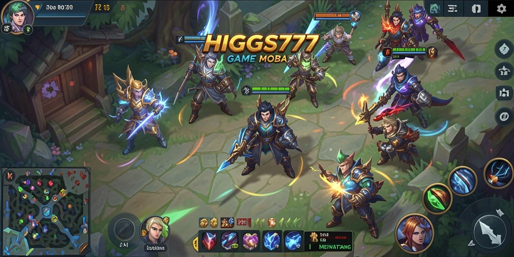 Tampilan gameplay menarik dengan aksi seru dan strategis.