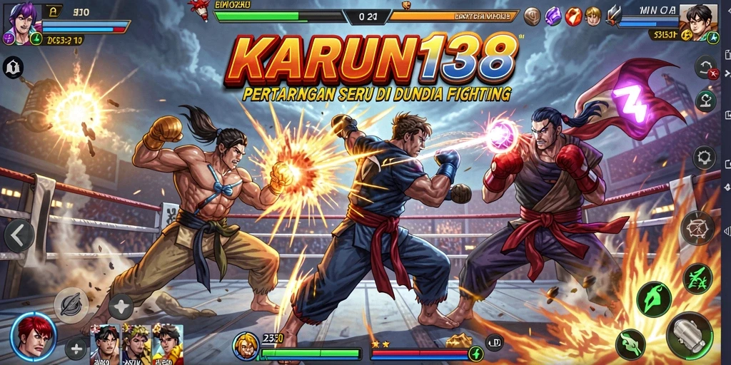 Tampilan aksi pertarungan di KARUN138 yang mendebarkan.