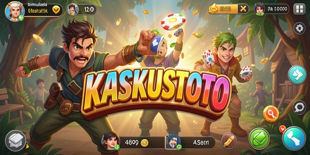 Tampilan gameplay KASKUSTOTO yang menarik dan interaktif.