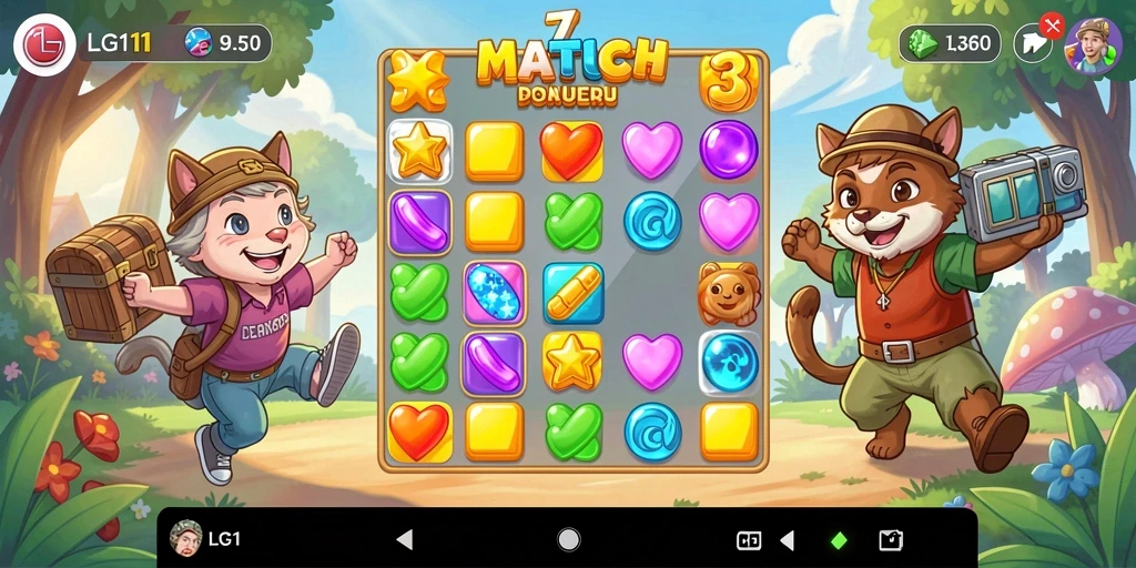 Tampilan gameplay menarik dari LG111 yang seru dan menantang.