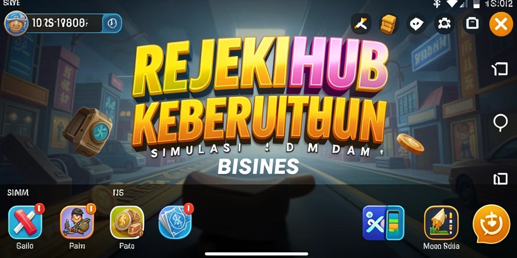 Tampilan gameplay menarik dari REJEKIHUB yang menunjukkan strategi bisnis.
