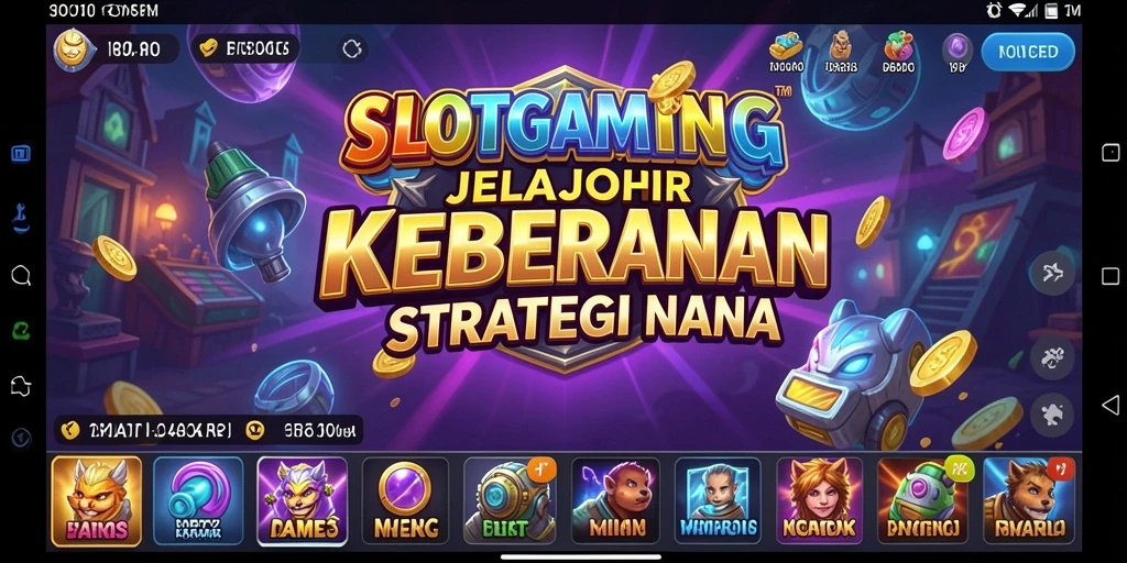 Menampilkan gameplay strategi yang mendebarkan dalam SLOTGAMING.